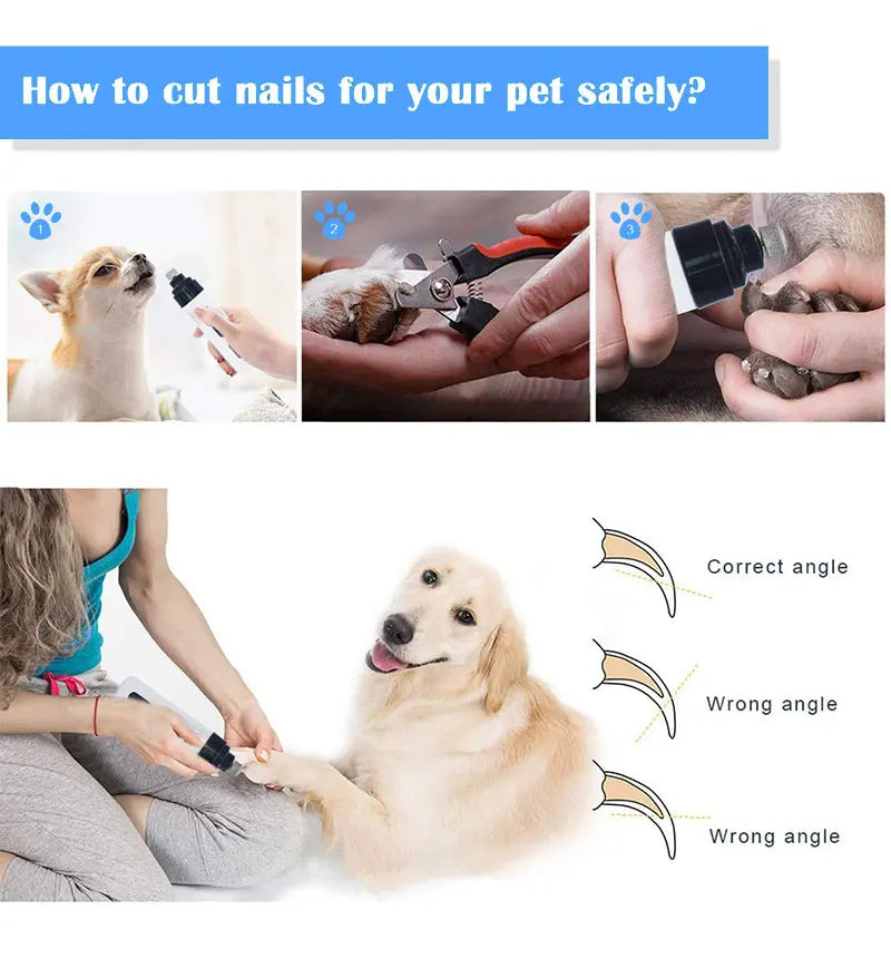 Rechargeable Nail Grinder  for Dogs & Cat Paws! πΆπ±