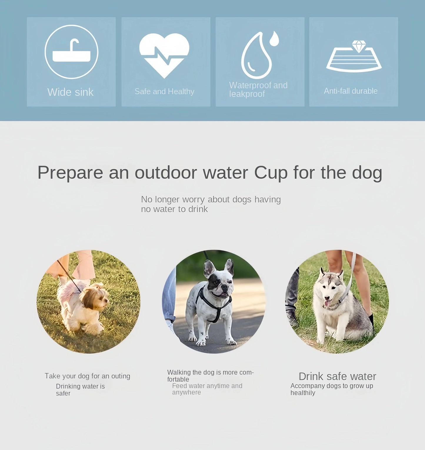 Portable Dog & Cat Water Bottle Container for Pets! π§π