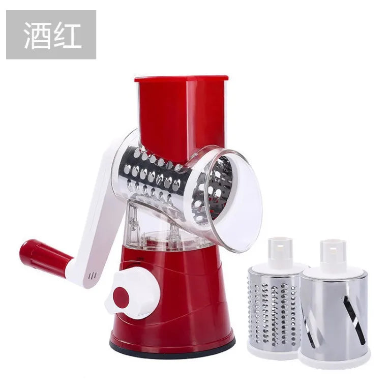 Kitchen Multifunctional Drum Vegetable Slicer β Hand Cranked Potato & Cheese Slicer! π₯πͺ