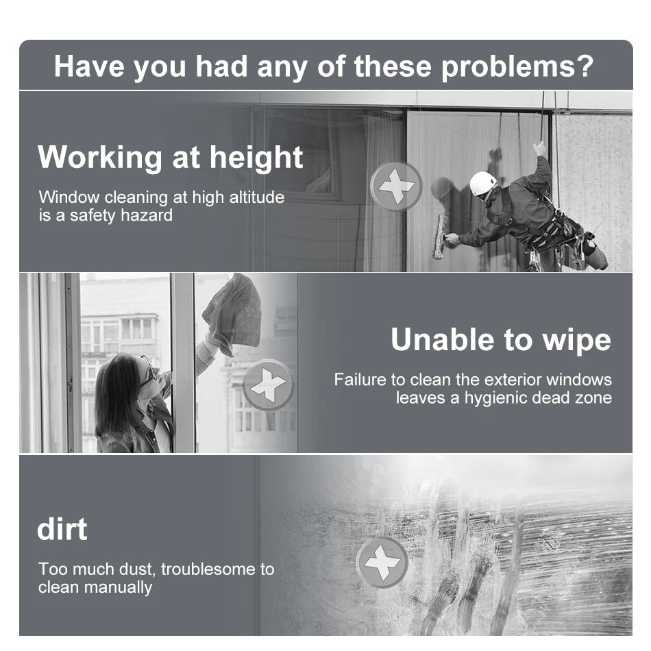 Electric Glass Cleaner with Remote Control for Home π πͺ