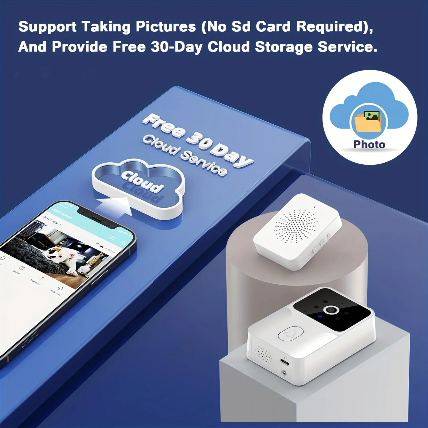 Tuya Smart Wireless Video Doorbell β HD Security Camera with Night Vision & 2-Way Audio π₯ποΈ