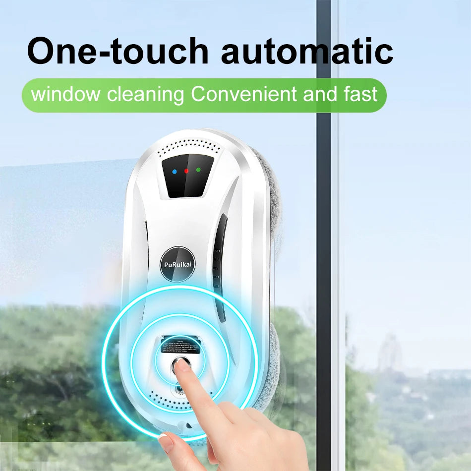 Electric Glass Cleaner with Remote Control for Home π πͺ