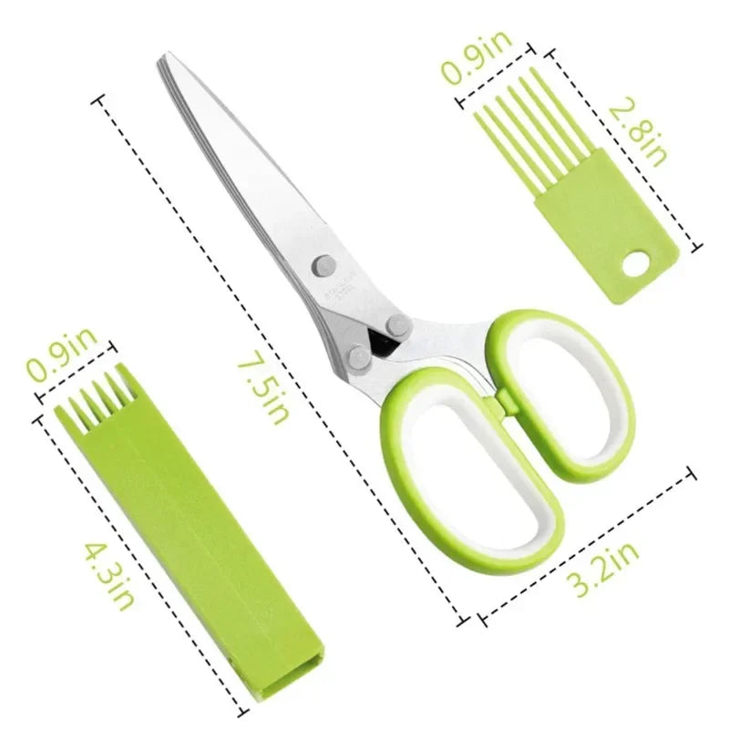 5-Layer Stainless Steel Kitchen Scissors🌿🍴