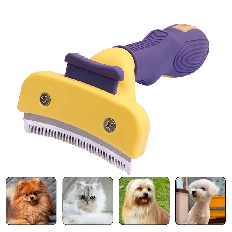 🐾🐶 Dog Brush Grooming Accessories – Anti-Lice Knotting Comb✨🐱