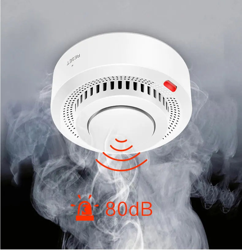 WiFi Tuya Smart Smoke Detector β Wireless Fire Protection & 80DB Alarm for Ultimate Safety! π¨