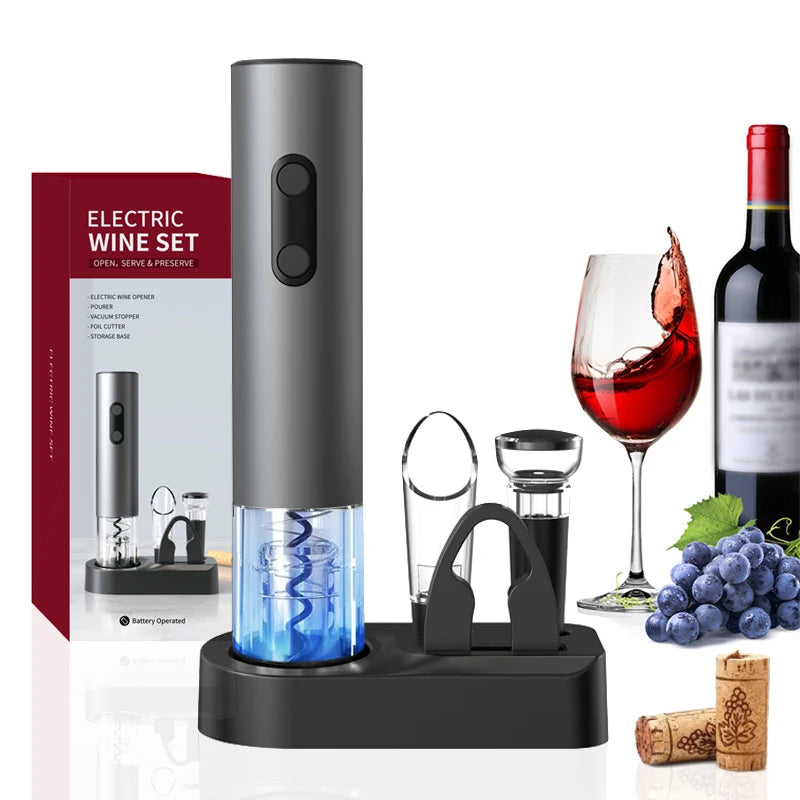 Electric Wine Opener Gift Set for Kitchen, Bar & Parties! πΎπ