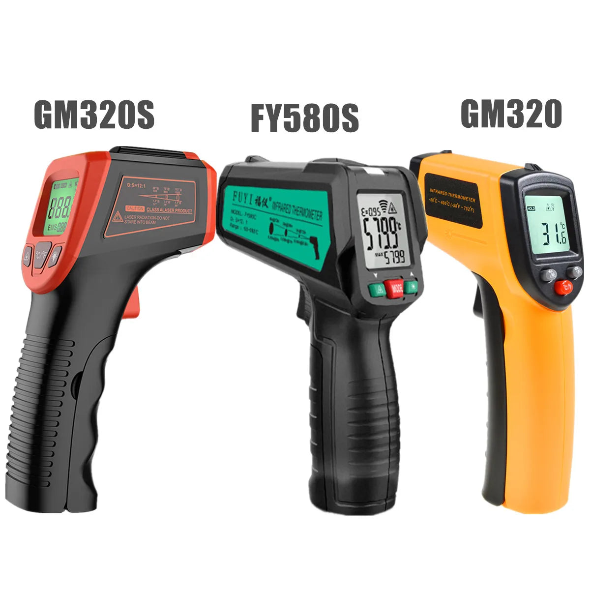 Digital Infrared Thermometer Contactless IR Laser Pyrometerππ₯