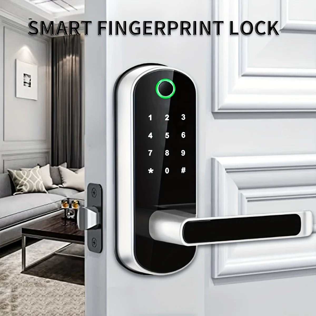 Smart Fingerprint Door Lock β Keyless Entry with WiFi & App Control! π±π