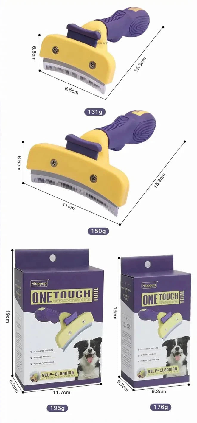 🐾🐶 Dog Brush Grooming Accessories – Anti-Lice Knotting Comb✨🐱