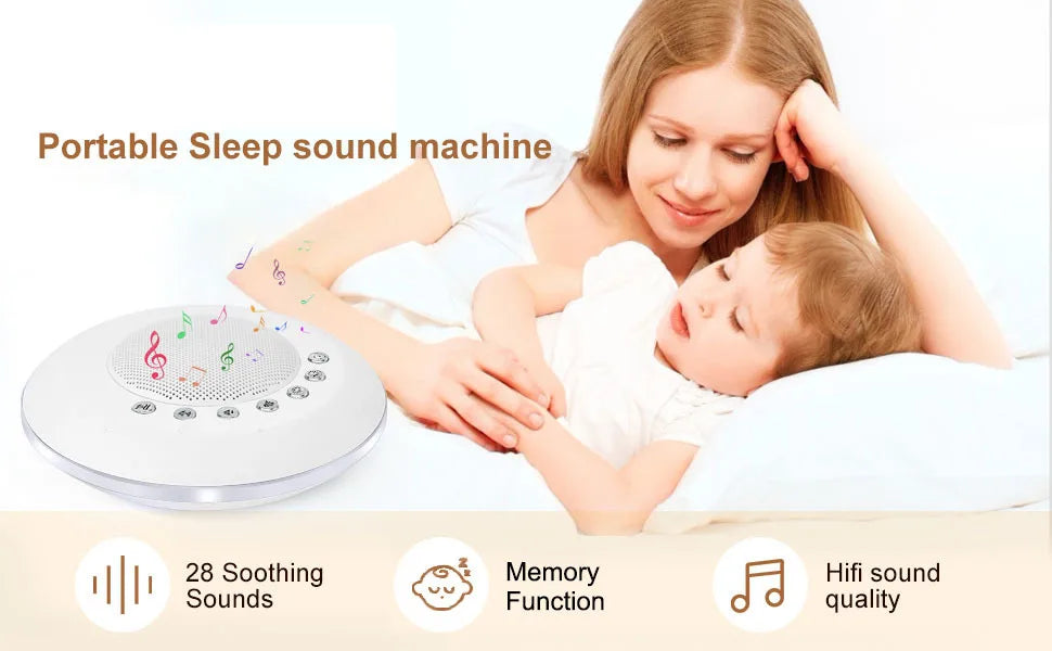 Baby White Noise Sound Machine 28 Soothing Sounds for Peaceful Sleep! šš¼