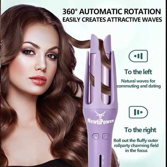 Tinsol 2 in 1 Automatic Hair Curler 32MM Auto Rotating Ceramic Hair Roller Professional Curling Iron Curling Wand Hair Waver