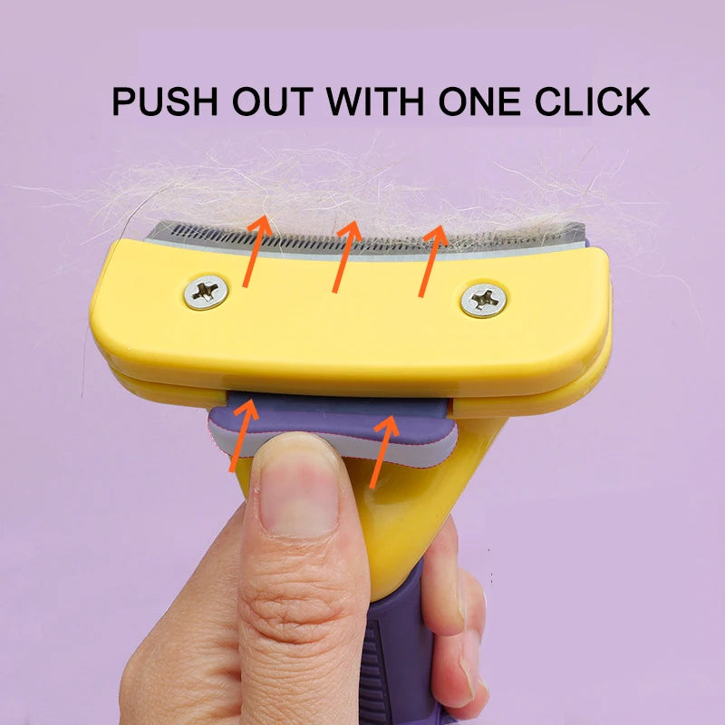 🐾🐶 Dog Brush Grooming Accessories – Anti-Lice Knotting Comb✨🐱