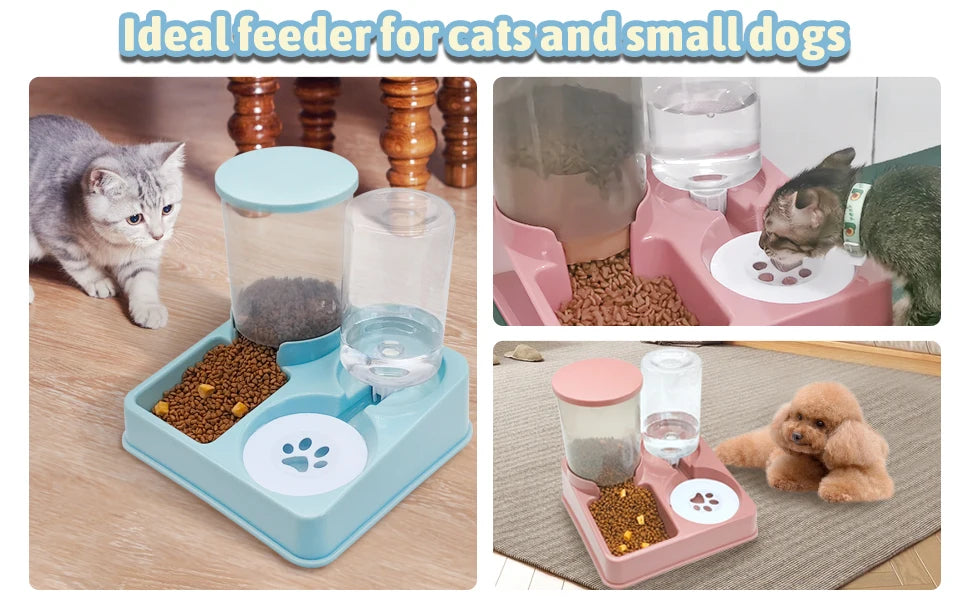 Automatic 2-in-1 Gravity Food and Water Feeder for Pets! π§π±