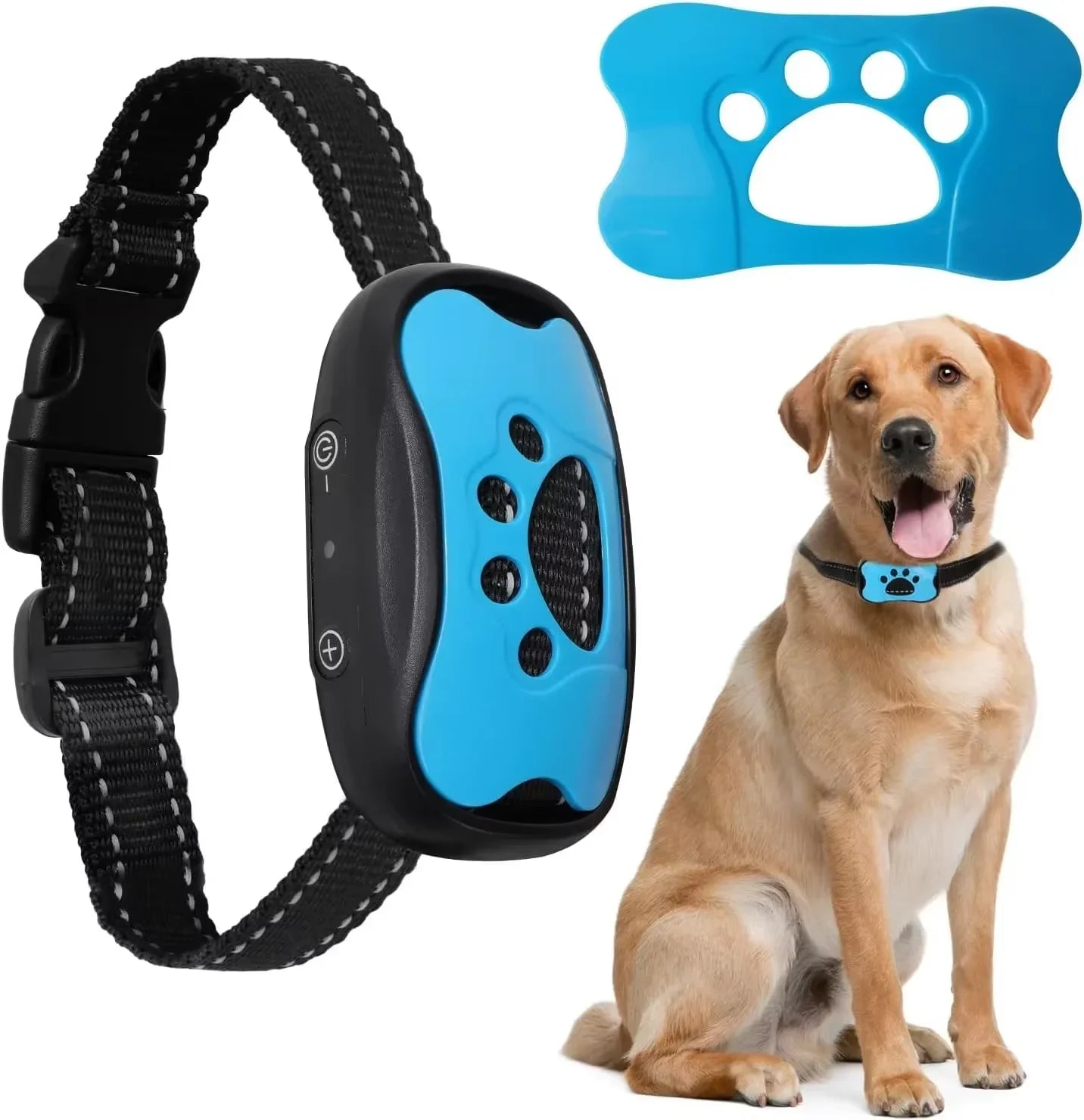 Pet Dog Anti Barking Device: Ultrasonic & Vibration Bark Control! π«π