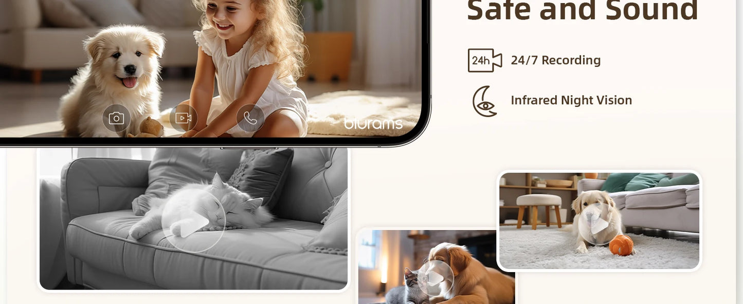 Baby Monitor & Home Security Camera β Smart Motion Detection & Two-Way Audio πΆπ