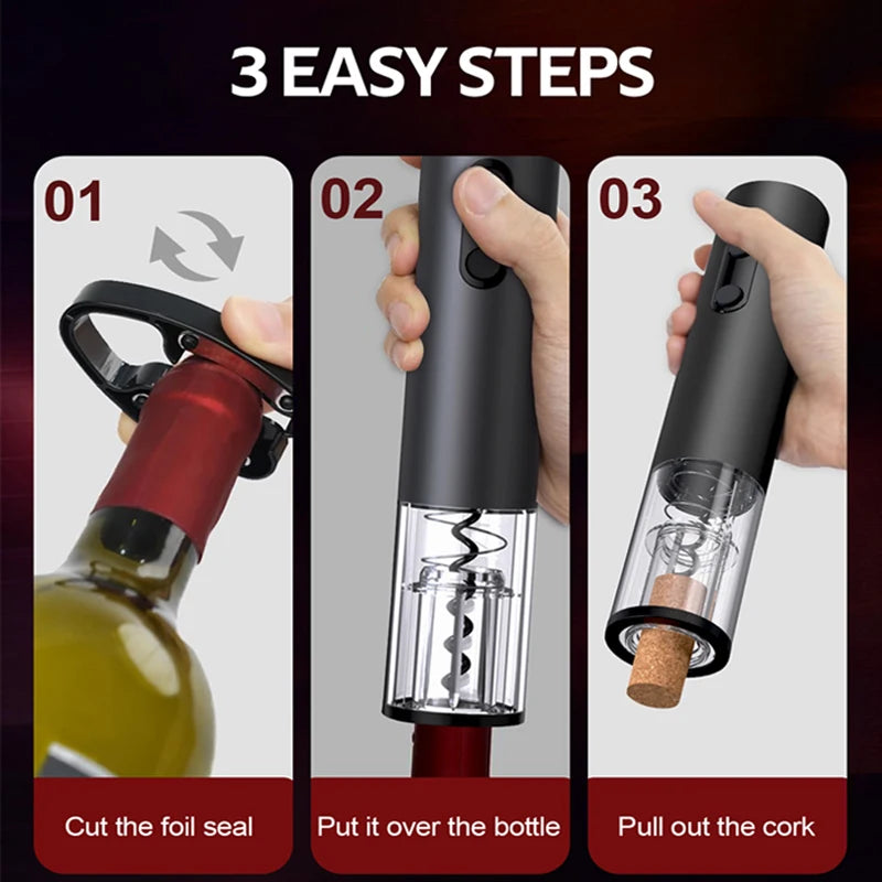 Electric Wine Opener Gift Set for Kitchen, Bar & Parties! πΎπ