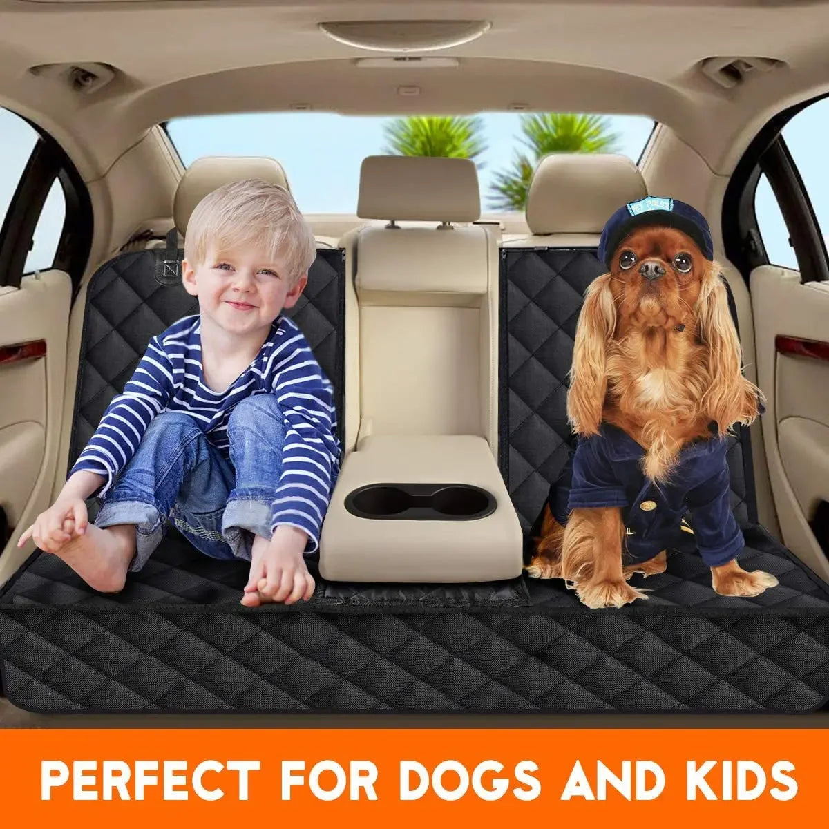 ππΆ Waterproof Dog Car Seat Cover for Pet Travel! ποΈβ¨