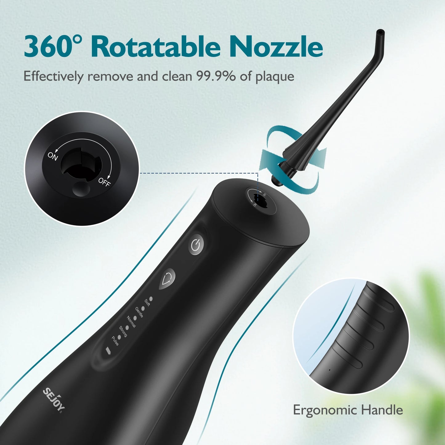 Sejoy Cordless Water Dental Flosser Portable Oral Irrigator for Deep Teeth Cleaning! β¨π