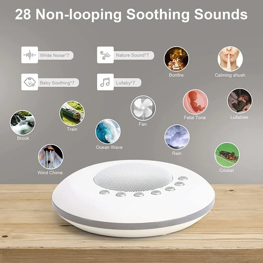 Baby White Noise Sound Machine 28 Soothing Sounds for Peaceful Sleep! ππΌ