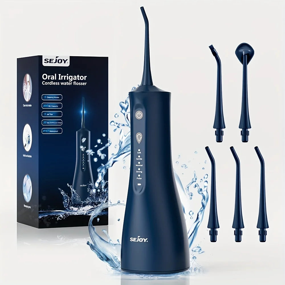Sejoy Cordless Water Dental Flosser Portable Oral Irrigator for Deep Teeth Cleaning! β¨π