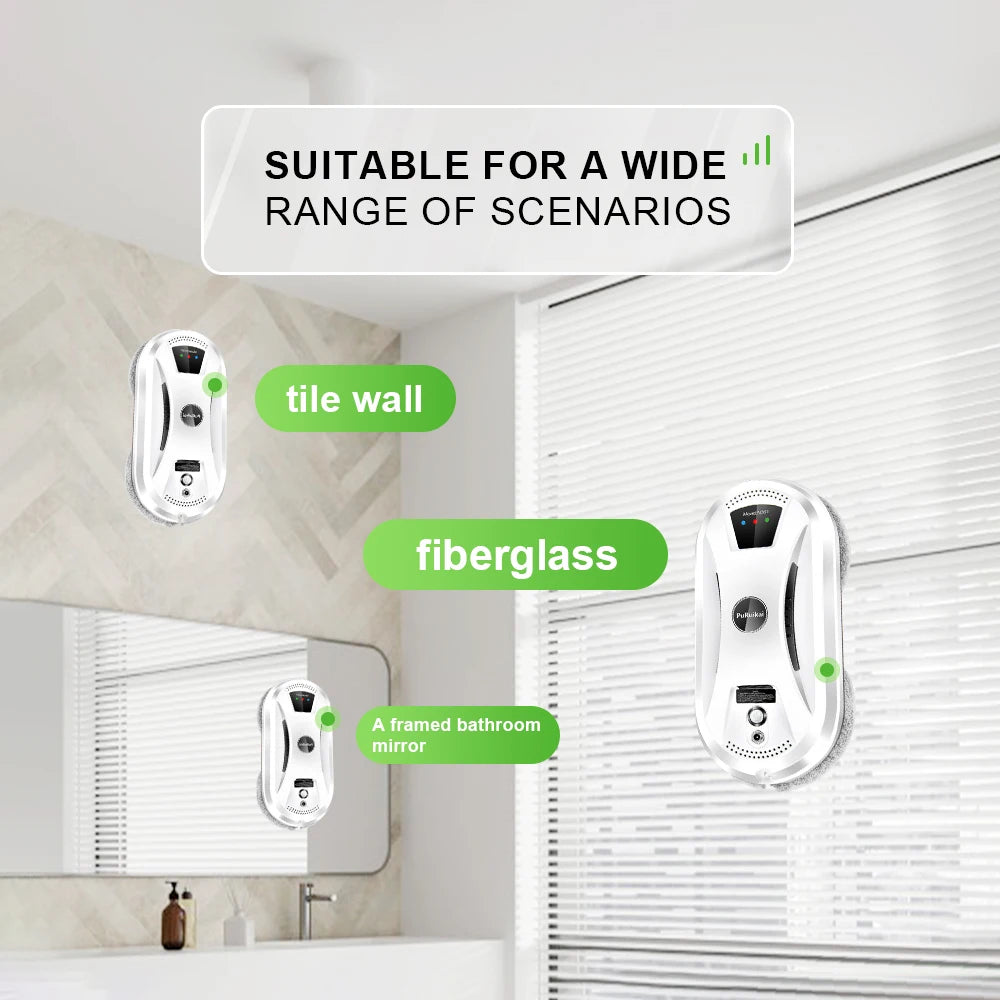 Electric Glass Cleaner with Remote Control for Home π πͺ