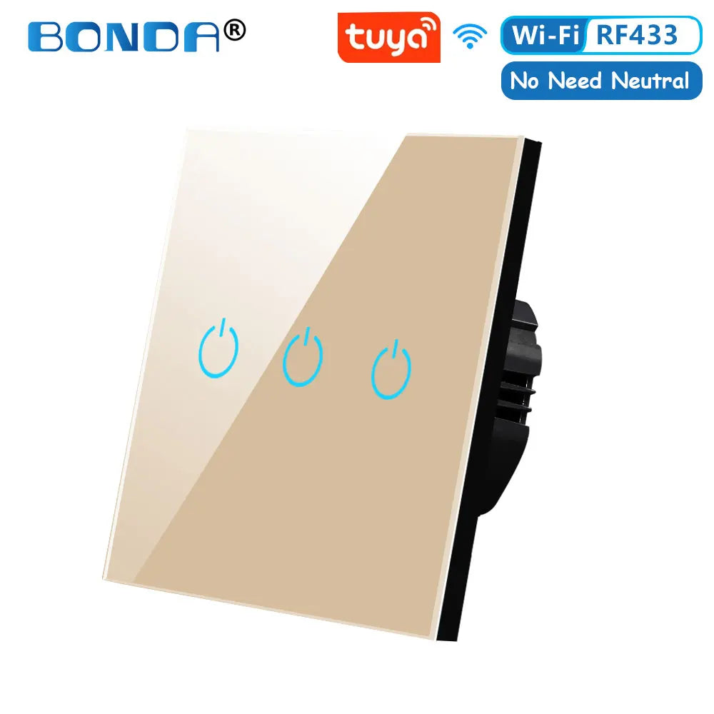 BONDA Smart WiFi Touch Switch β Alexa & Google Home Compatible! π₯