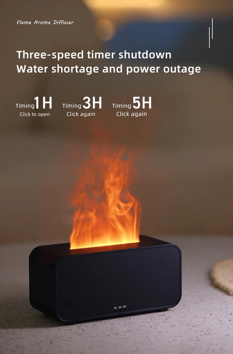 New Simulation Flame Aromatherapy Machine💧✨