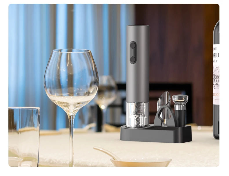 Electric Wine Opener Gift Set for Kitchen, Bar & Parties! πΎπ
