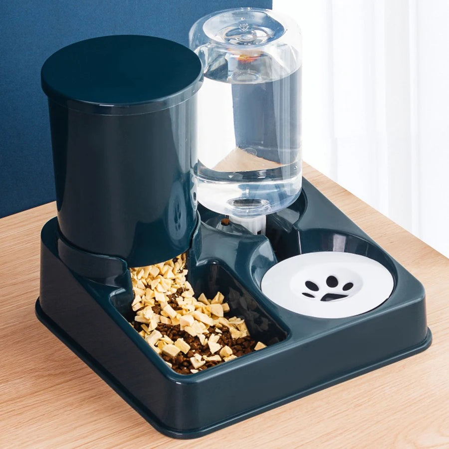 Automatic 2-in-1 Gravity Food and Water Feeder for Pets! π§π±