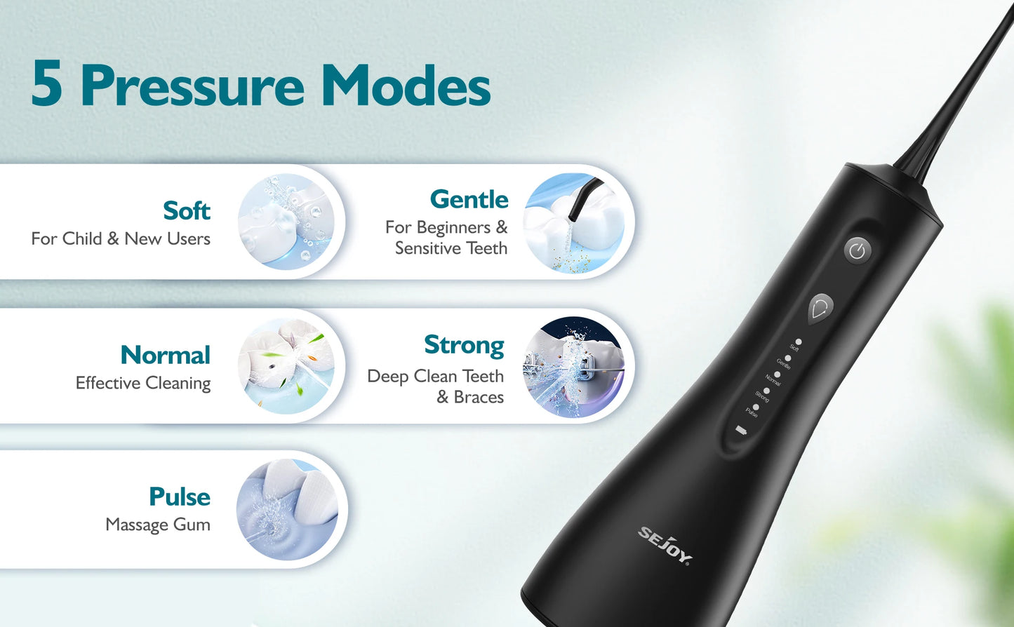 Sejoy Cordless Water Dental Flosser Portable Oral Irrigator for Deep Teeth Cleaning! β¨π