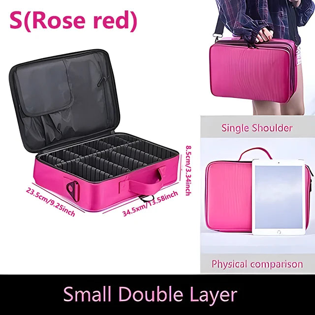 Professional Makeup Case Female Travel Big Capacity Beauty Nail ToolBox Cosmetic Organizer Suitcases For Makeup Storage Boxs