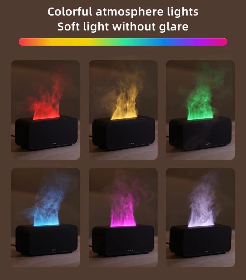 New Simulation Flame Aromatherapy Machine💧✨