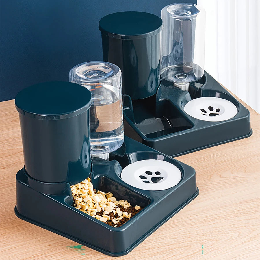 Automatic 2-in-1 Gravity Food and Water Feeder for Pets! π§π±