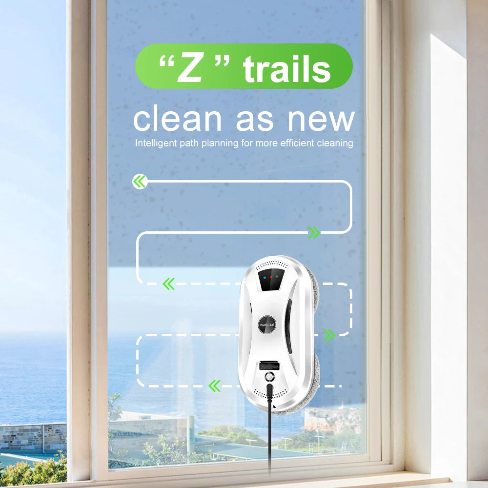 Electric Glass Cleaner with Remote Control for Home π πͺ