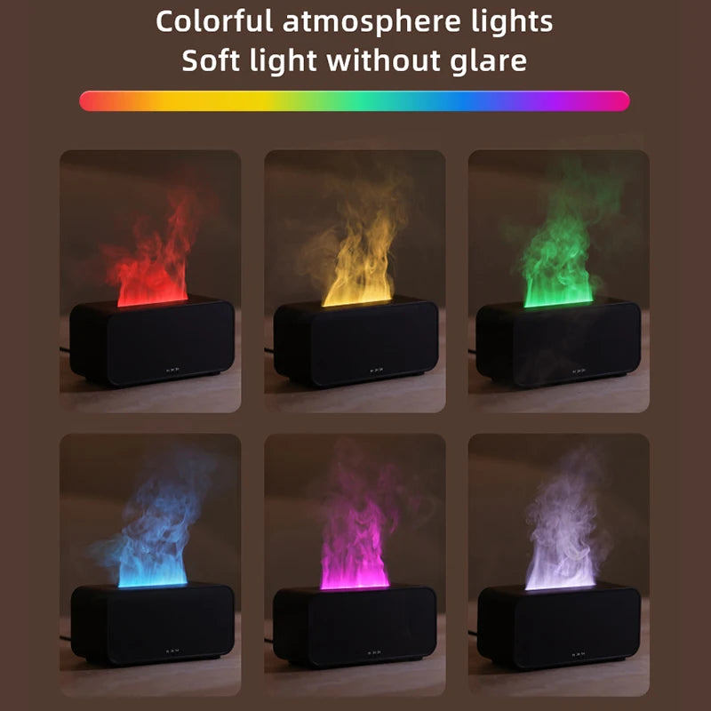 New Simulation Flame Aromatherapy Machine💧✨