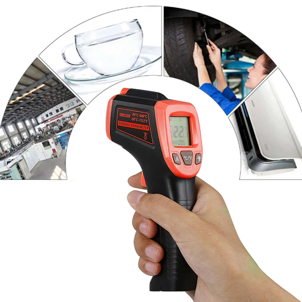 Digital Infrared Thermometer Contactless IR Laser Pyrometerππ₯