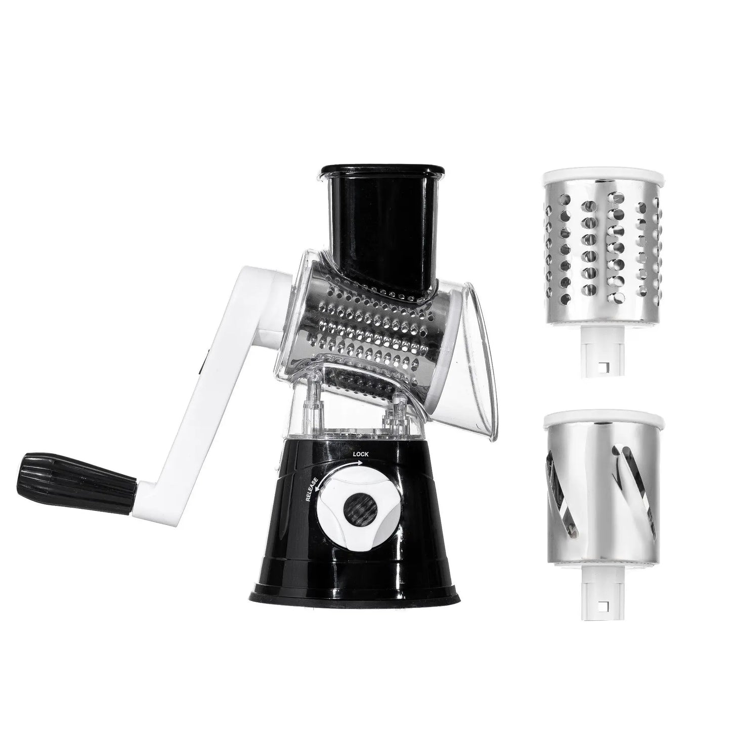 Kitchen Multifunctional Drum Vegetable Slicer β Hand Cranked Potato & Cheese Slicer! π₯πͺ