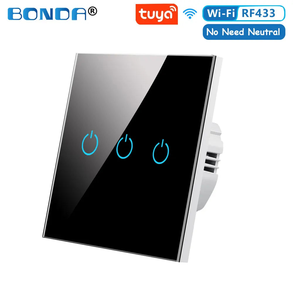 BONDA Smart WiFi Touch Switch β Alexa & Google Home Compatible! π₯