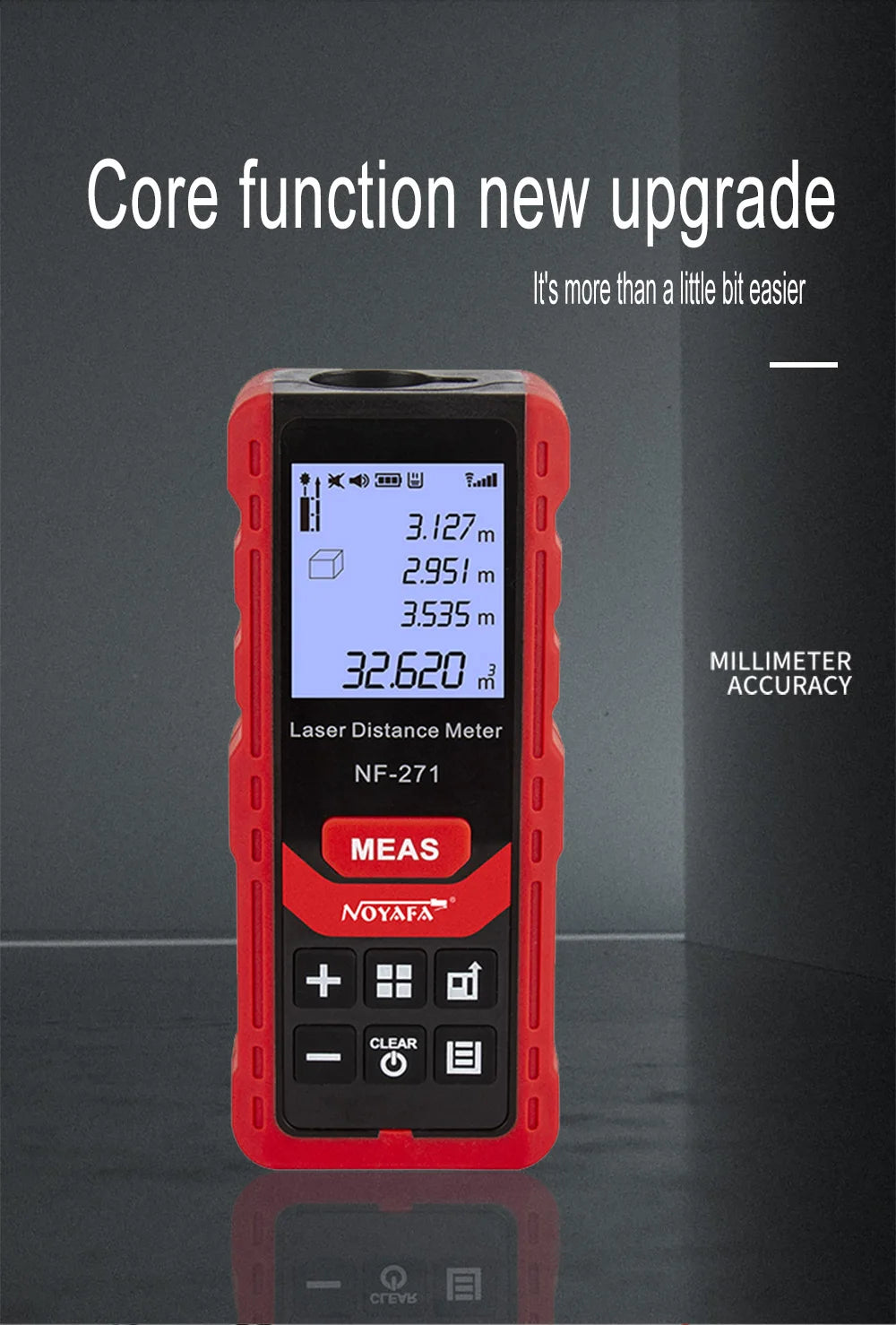 Laser Distance Meter β Digital Rangefinder & Measuring Tool (40M/80M) π‘π