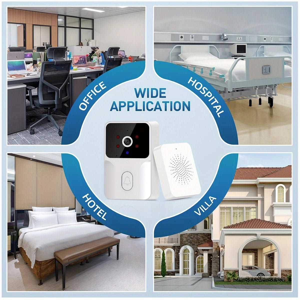 Tuya Smart Wireless Video Doorbell β HD Security Camera with Night Vision & 2-Way Audio π₯ποΈ