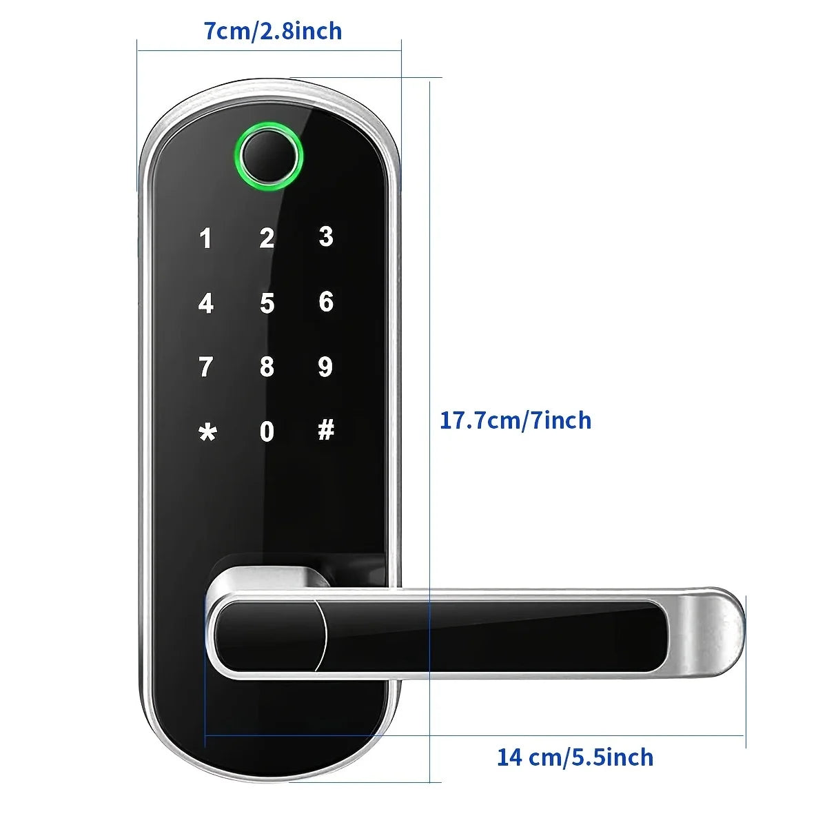 Smart Fingerprint Door Lock β Keyless Entry with WiFi & App Control! π±π