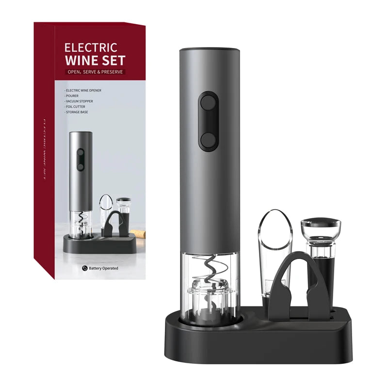 Electric Wine Opener Gift Set for Kitchen, Bar & Parties! πΎπ