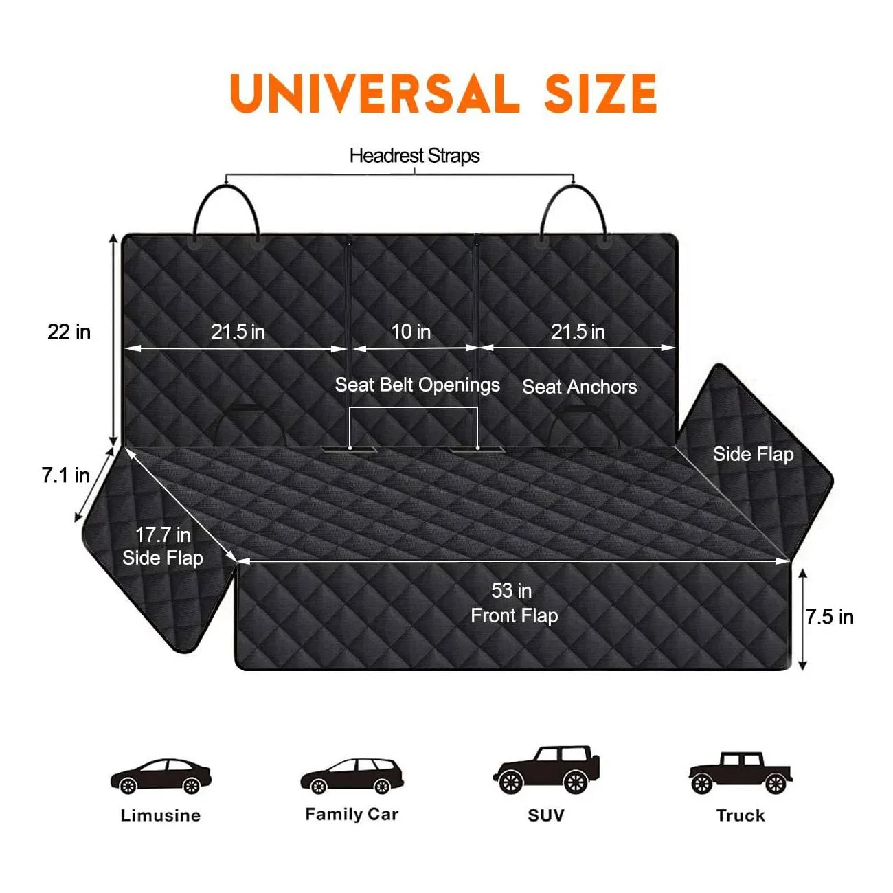 ππΆ Waterproof Dog Car Seat Cover for Pet Travel! ποΈβ¨