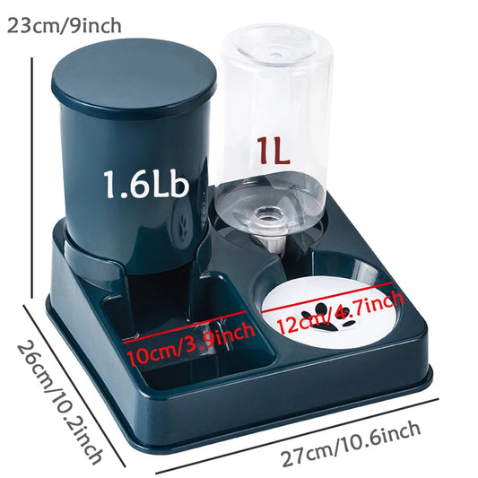 Automatic 2-in-1 Gravity Food and Water Feeder for Pets! π§π±