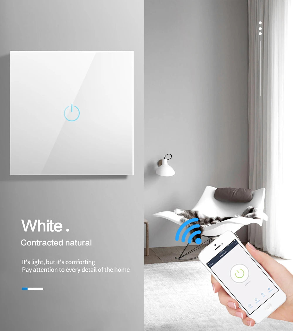 BONDA Smart WiFi Touch Switch β Alexa & Google Home Compatible! π₯