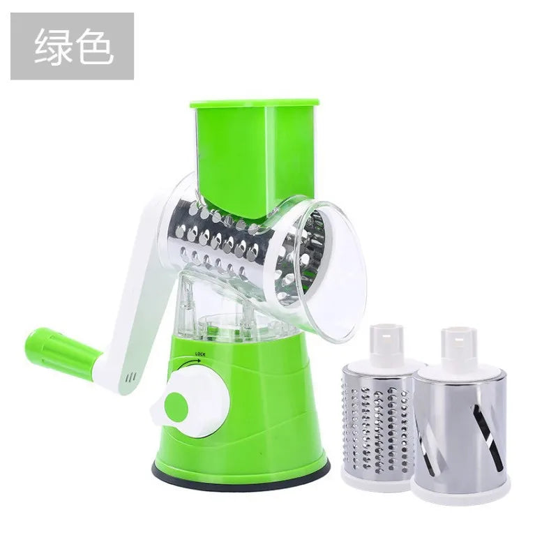 Kitchen Multifunctional Drum Vegetable Slicer β Hand Cranked Potato & Cheese Slicer! π₯πͺ