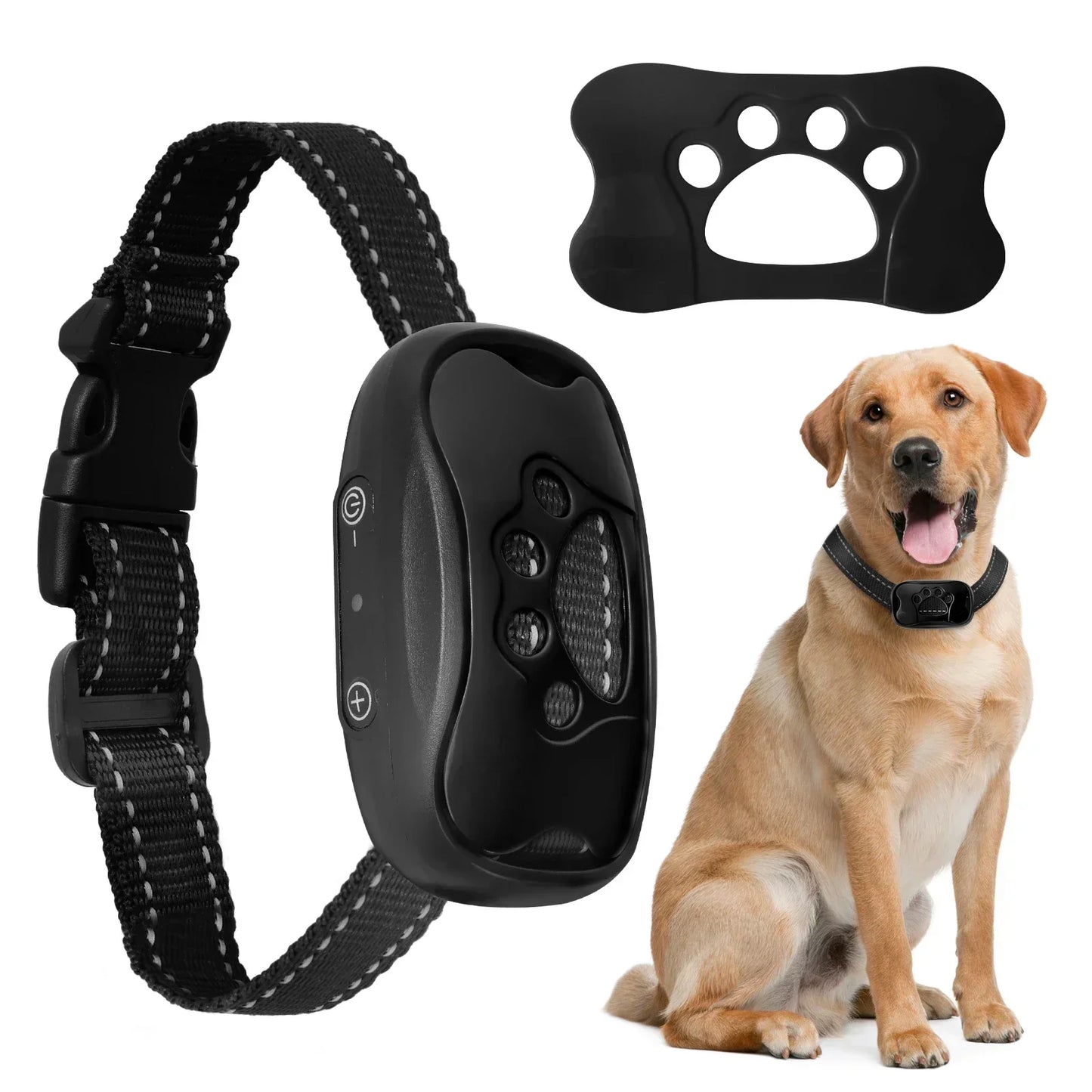 Pet Dog Anti Barking Device: Ultrasonic & Vibration Bark Control! π«π