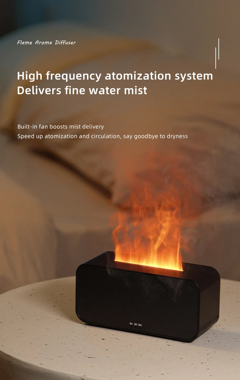 New Simulation Flame Aromatherapy Machine💧✨