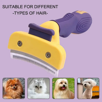 🐾🐶 Dog Brush Grooming Accessories – Anti-Lice Knotting Comb✨🐱