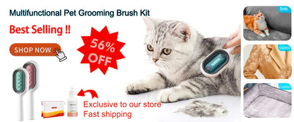 🐾🐶 Dog Brush Grooming Accessories – Anti-Lice Knotting Comb✨🐱